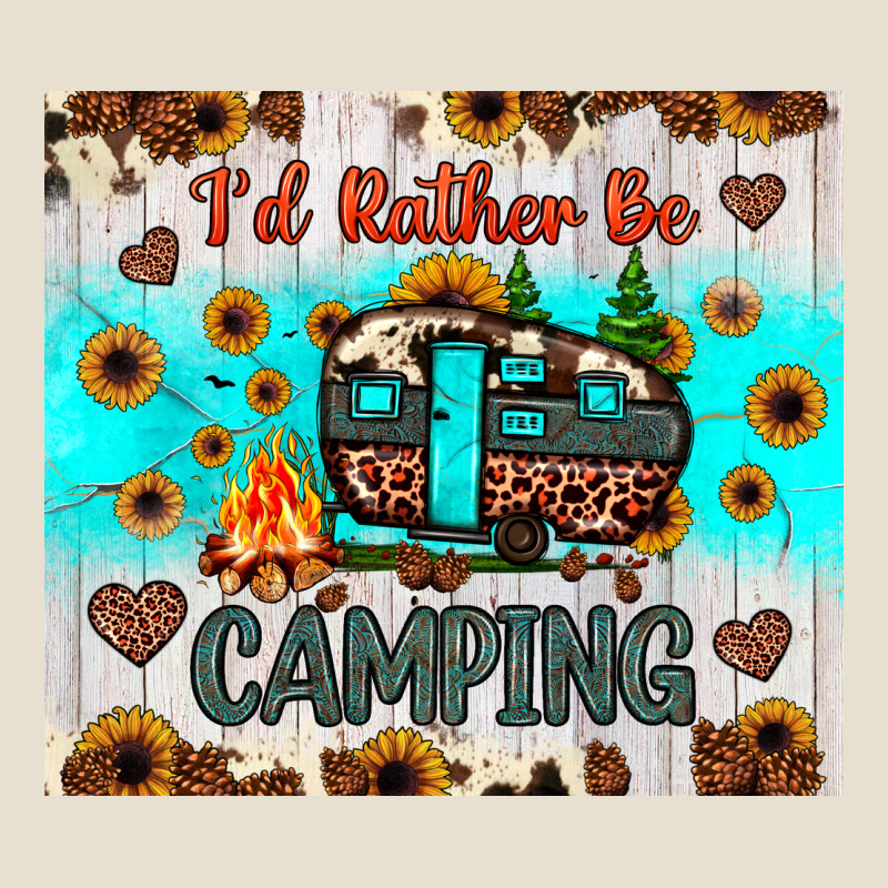 I’d Rather Be Camping Urban Hoodie by JahusDesignShop | Teevron