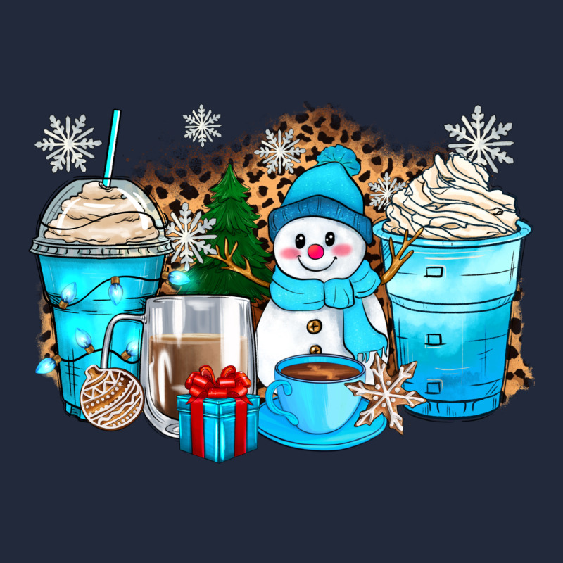 Winter Snowman Coffee Cups Premium Sweatshirt by Zillion Design Studio | Teevron