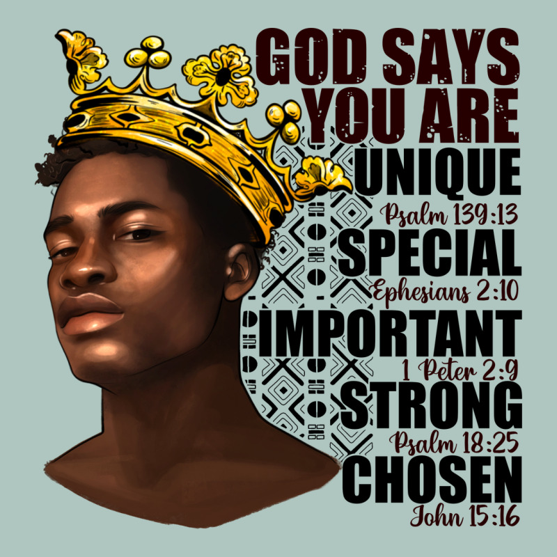 Afro Man God Says You Are Premium Sweatshirt by texasbilliewilder | Teevron