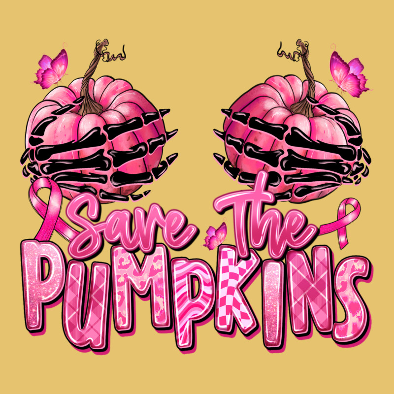 Save The Pumpkins Breast Cancer Premium Sweatshirt by RanaPortraitStore | Teevron