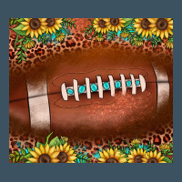 Football Leopard Turquoise Sunflower Urban Hoodie | Teevron