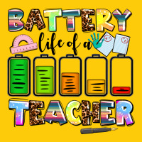 Battery Life Of A Teacher Premium Hoodie | Teevron