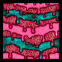 Valentines Day Leopard And Turquoise Gemstone Seamless Pattern Urban Hoodie | Teevron