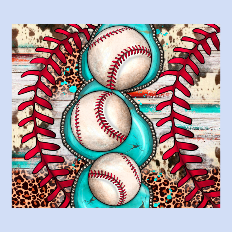 Baseball Leopard Cowhide Turquoise Urban Hoodie by JahusDesignShop | Teevron