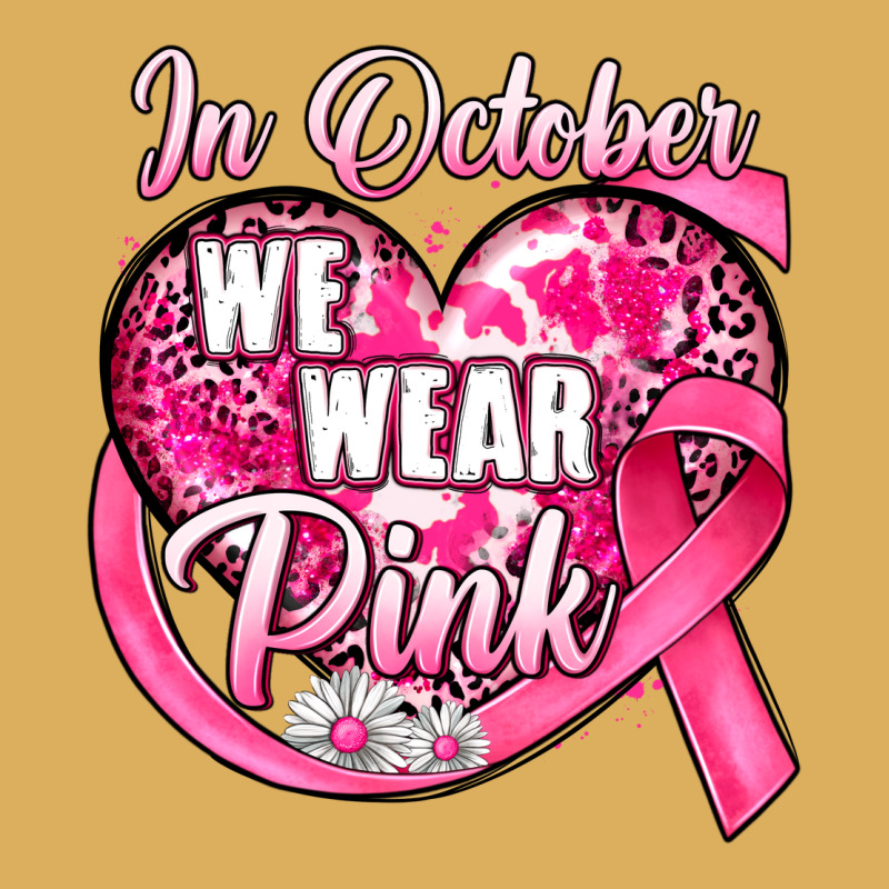In October We Wear Pink Heart Premium Hoodie by JahusDesignShop | Teevron