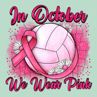 In October We Wear Pink Breast Cancer Valleybal Premium Hoodie | Teevron