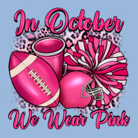 In October We Wear Pink Cheer With Football Breast Premium Hoodie | Teevron
