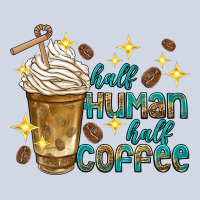 Half Human Half Coffee Premium Sweatshirt | Teevron