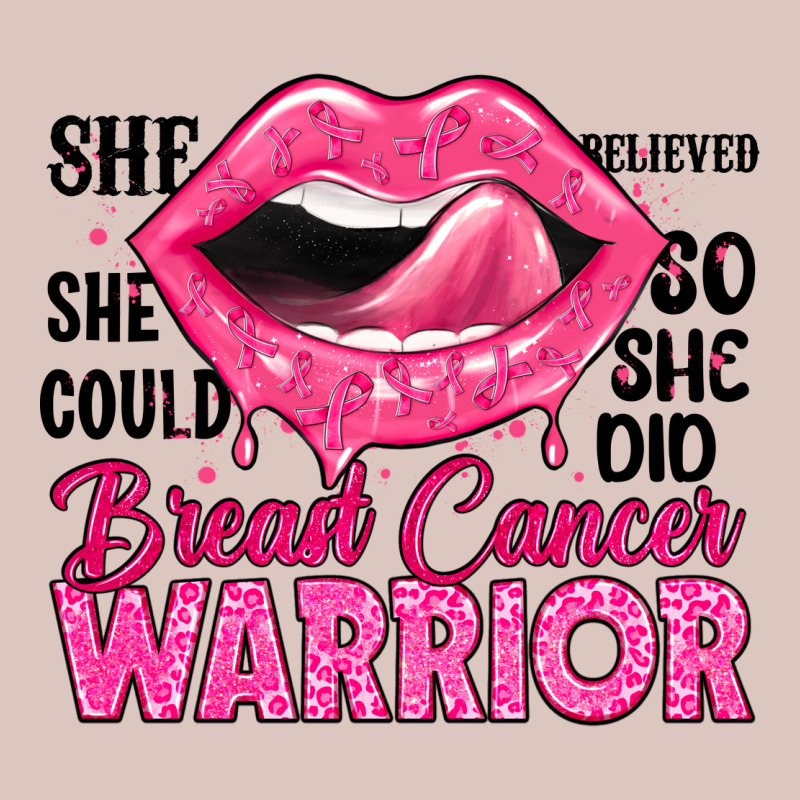 Breast Cancer Warrior Lips Premium Hoodie by JahusDesignShop | Teevron