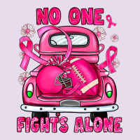 Breast Cancer No One Fights Alone Truck Football Premium Hoodie | Teevron