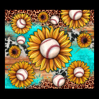 Baseball Leopard Turquoise Sunflower Urban Hoodie | Teevron