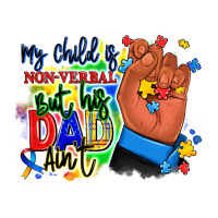my child is non verbal but his dad aint afro hand | Teevron