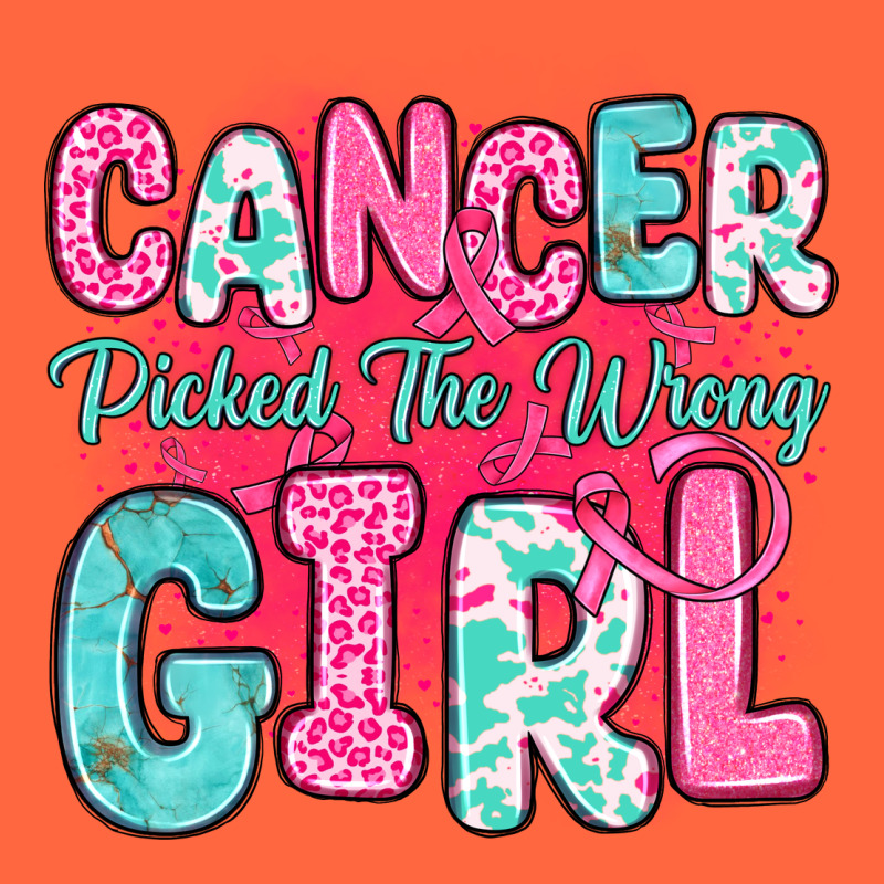Cancer Picked The Wrong Girl Premium Hoodie by JahusDesignShop | Teevron