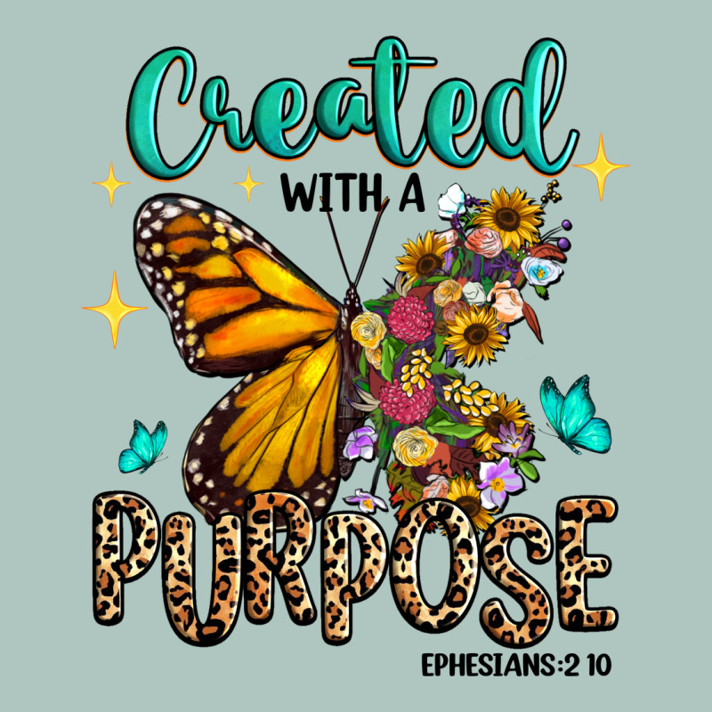 Created With A Purpose Ephesians 2 10 Premium Sweatshirt by RanaPortraitStore | Teevron