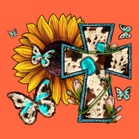Cross With Sunflower Premium Hoodie | Teevron