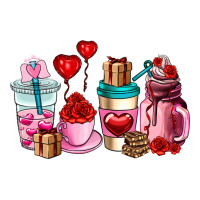 valentines day roses coffee cups | Teevron