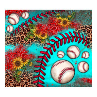 baseball leopard turquoise sunflower | Teevron