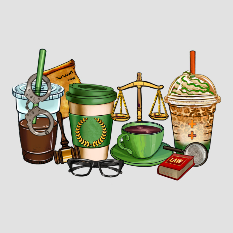 Lawyer Coffee Cups Premium Hoodie by AdoDesignShop | Teevron