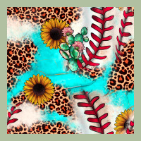 Baseball Leopard Turquoise Cactus Sunflower Seamless Pattern Urban Hoodie | Teevron
