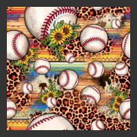 baseball leopard cowhide sunflower seamless pattern | Teevron