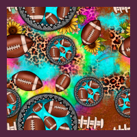 Football Tie Dye Gemstone Sunflower Seamless Pattern Urban Hoodie | Teevron