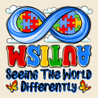Autism Infinity Seeing The World Differently Premium Hoodie | Teevron