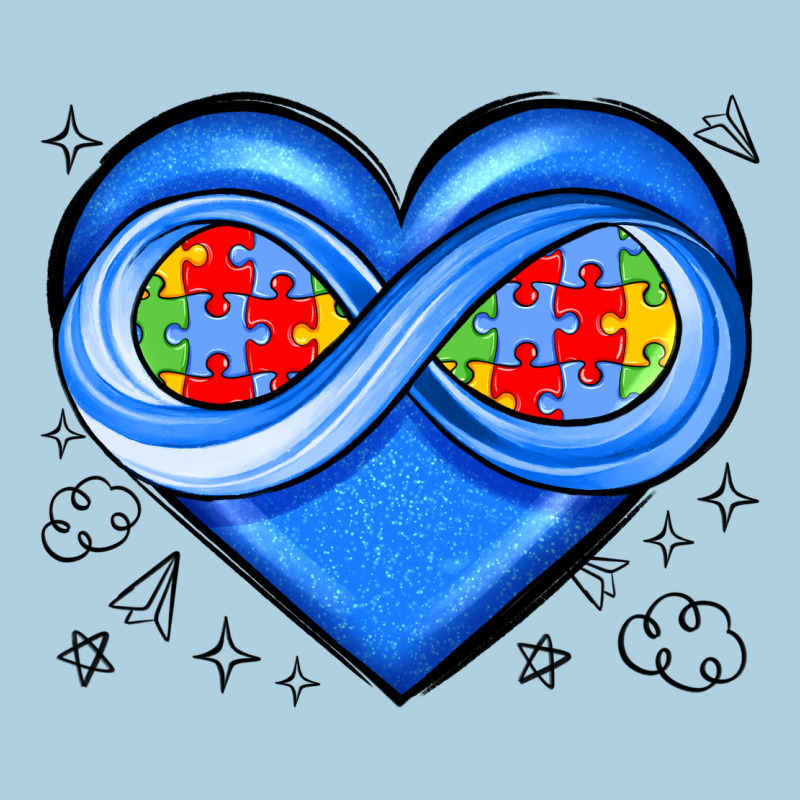 Infinity Heart Autism Awareness Premium Hoodie by JahusDesignShop | Teevron