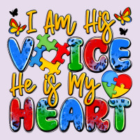 I Am His Voice He Is My Heart Premium Hoodie | Teevron
