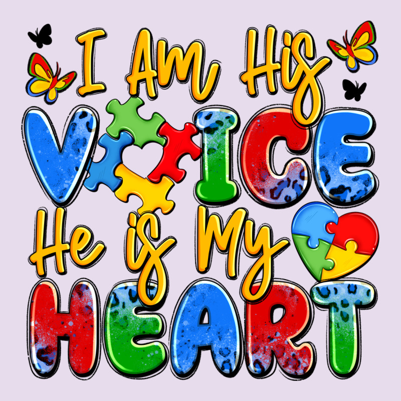 I Am His Voice He Is My Heart Premium Hoodie by JahusDesignShop | Teevron