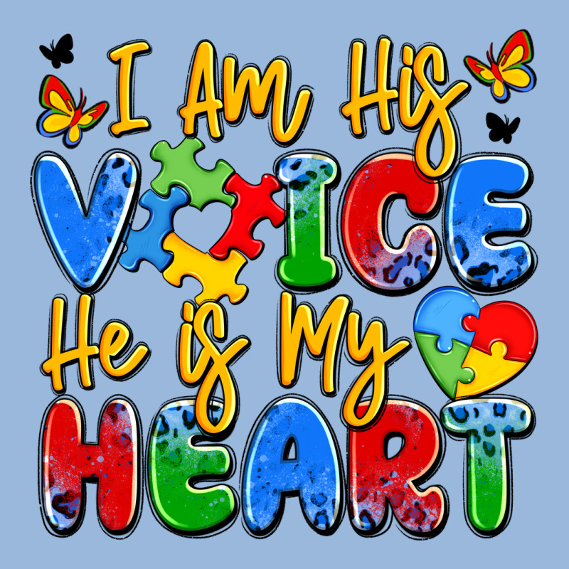 I Am His Voice He Is My Heart Premium Hoodie by JahusDesignShop | Teevron