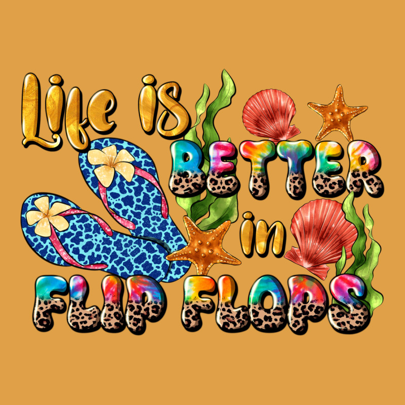 Life Is Better In Flip Flops Summer Premium Hoodie by JahusDesignShop | Teevron