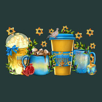 Hanukkah Coffee Cups Premium Sweatshirt | Teevron