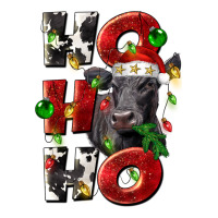 Christmas Ho Ho Ho Black Angus Premium Tee | Teevron
