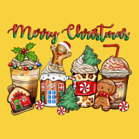 Merry Christmas Gingerbread Coffee Cups Premium Sweatshirt | Teevron