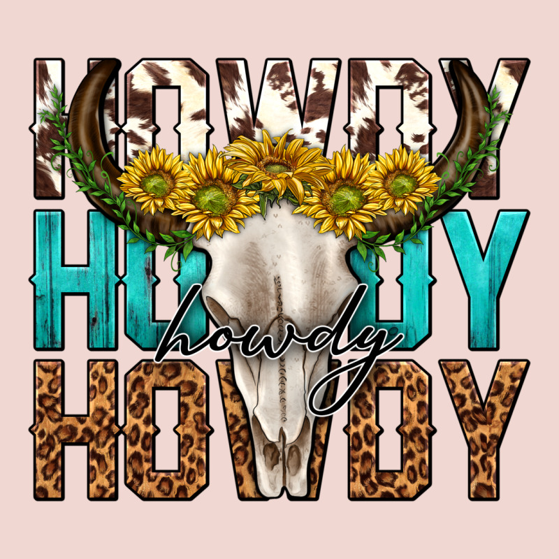 Howdy Howdy Howdy Western Bull Skull Premium Sweatshirt by texasbilliewilder | Teevron