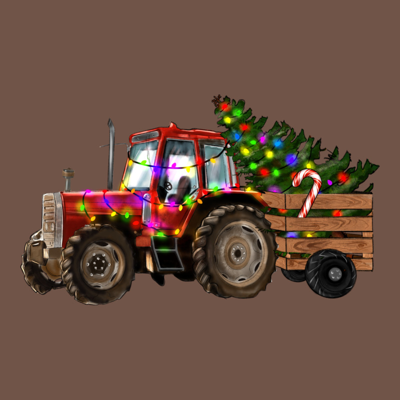 Christmas Farm Tractor Premium Sweatshirt by RanaPortraitStore | Teevron