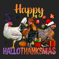 Happy Hallothanksmas Chick Premium Hoodie | Teevron
