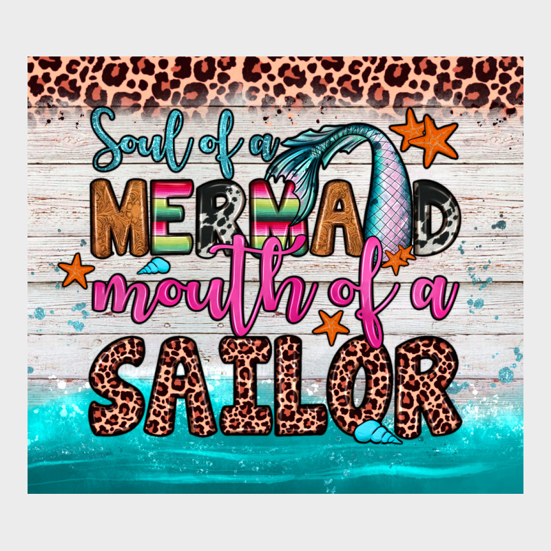 Soul Of A Mermaid Mouth Of A Sailor Urban Hoodie by JahusDesignShop | Teevron