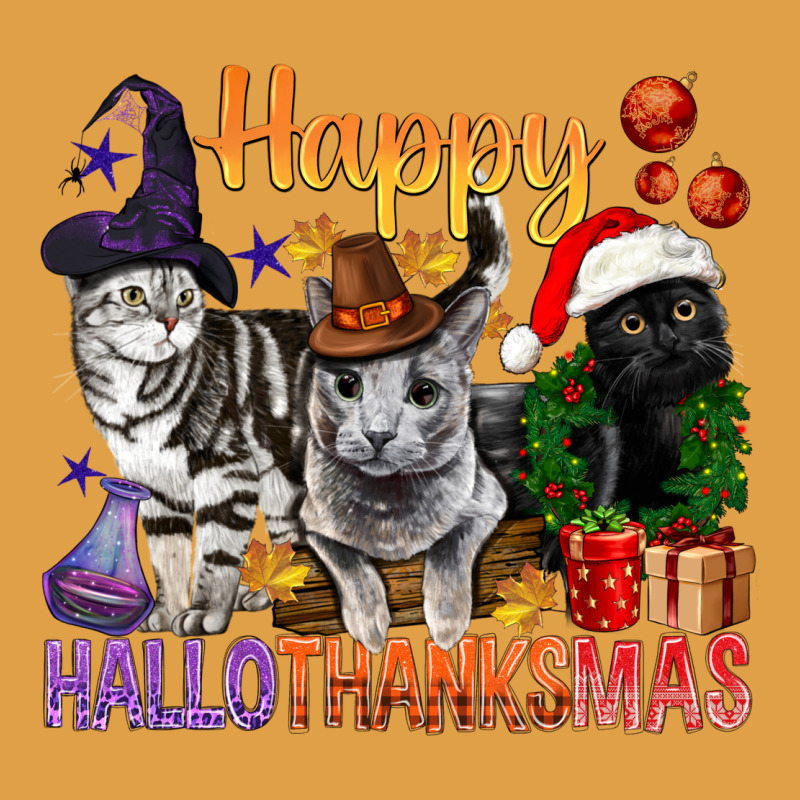 Happy Hallothanksmas Cats Premium Hoodie by BundleAndBundleShop | Teevron