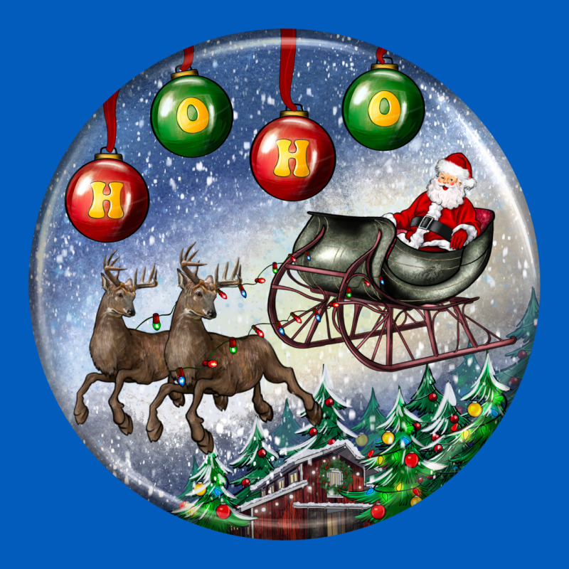 Santa Claus With Deer Christmas Ornament Urban Hoodie by BundleAndBundleShop | Teevron