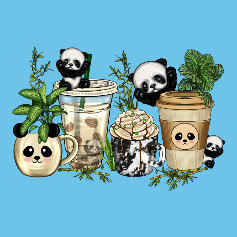 Panda Coffee Cups Premium Sweatshirt by texasbilliewilder | Teevron