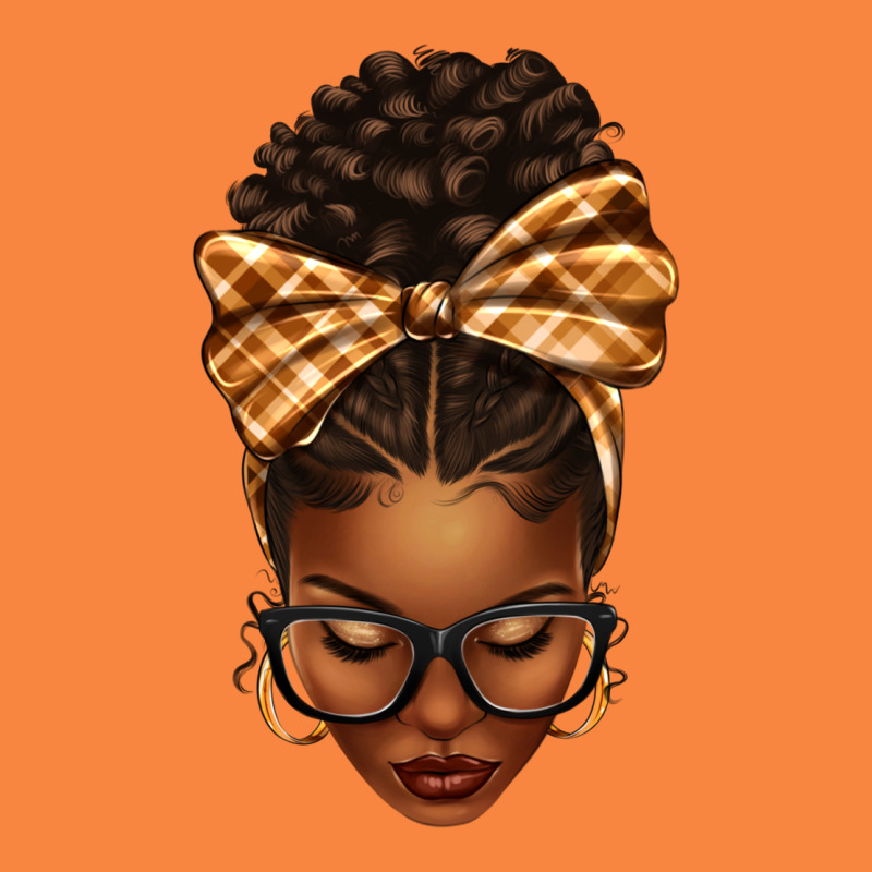 Plaid Bandana Afro Woman Premium Sweatshirt by texasbilliewilder | Teevron