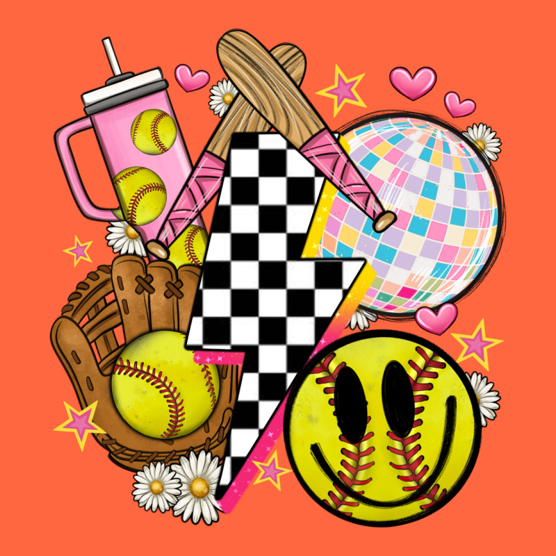 Retro Softball Premium Hoodie by JahusDesignShop | Teevron