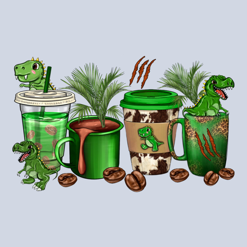 T  Rex Coffee Cups Premium Sweatshirt by texasbilliewilder | Teevron