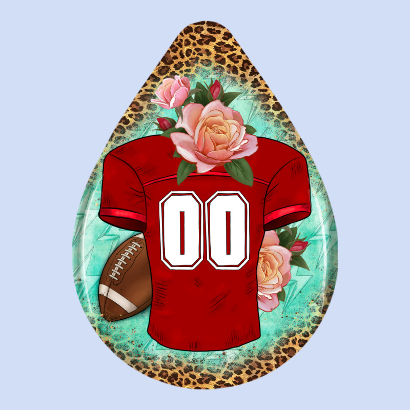 American Football And Western Roses Teardrop Urban Hoodie by BundleAndBundleShop | Teevron