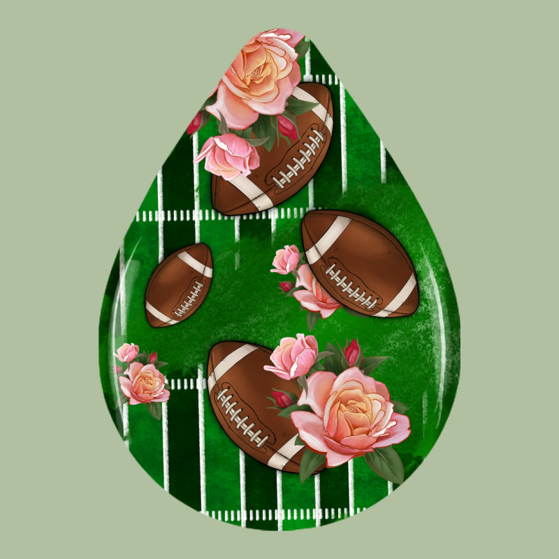 American Football And Western Roses Teardrop Urban Hoodie by BundleAndBundleShop | Teevron