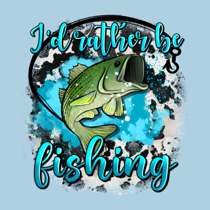 I D Rather Be Fishing Premium Hoodie by AdoDesignShop | Teevron
