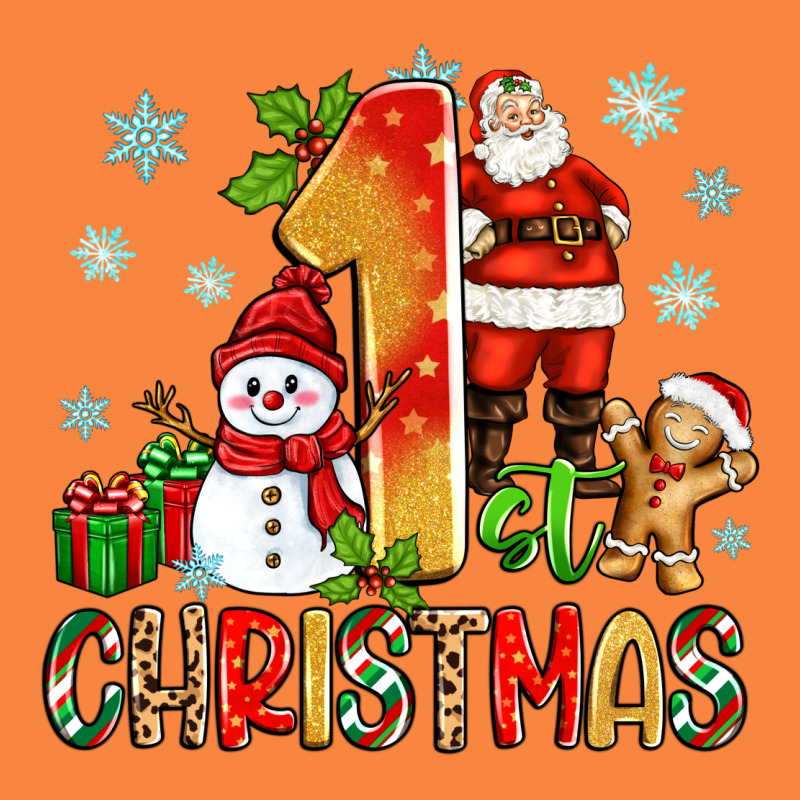 1st Christmas Santa And Snowman Premium Sweatshirt by Zillion Design Studio | Teevron