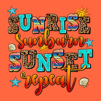 Sunrise Sunburn Sunset Repeat Premium Hoodie | Teevron