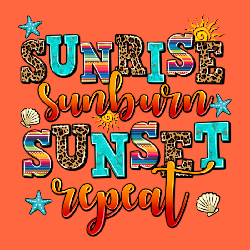 Sunrise Sunburn Sunset Repeat Premium Hoodie by AdoDesignShop | Teevron